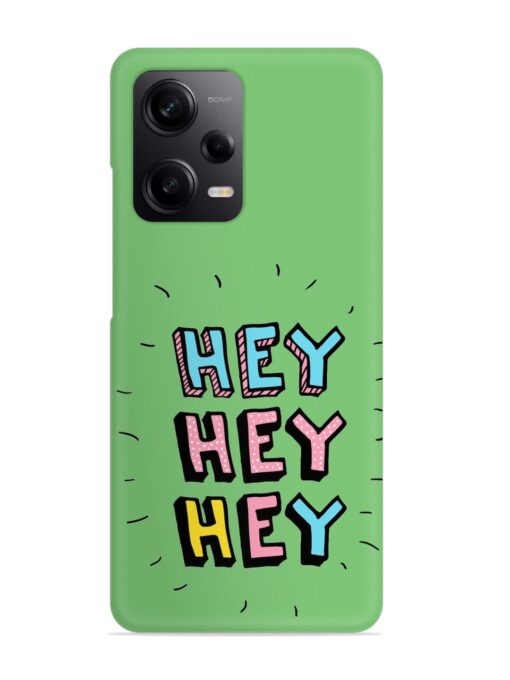 Hey Vector Cartoon Snap Case for Xiaomi Redmi Note 12 Pro (5G)