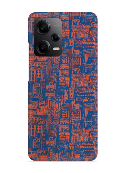 Hand Drawn Seamless Snap Case for Xiaomi Redmi Note 12 Pro (5G)