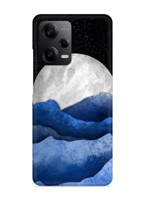 Full Moon Mountain Vector Snap Case for Xiaomi Redmi Note 12 Pro (5G) Zapvi