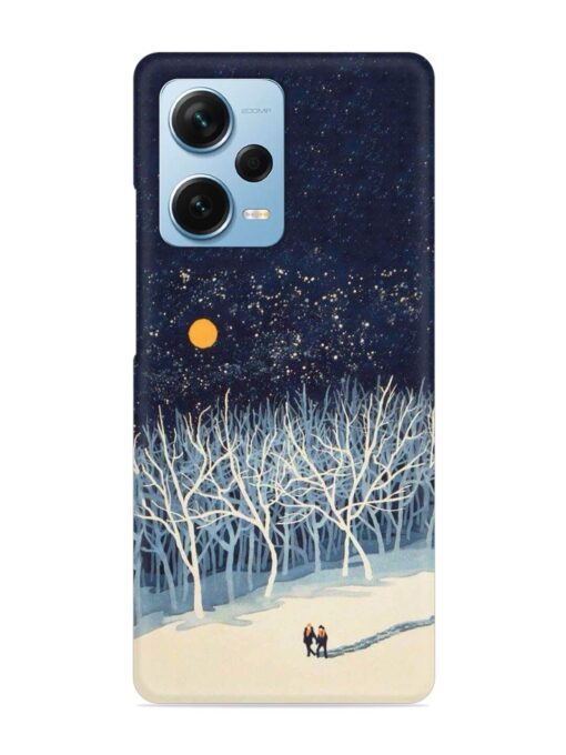 Full Moon Snowshoe Tour Snap Case for Xiaomi Redmi Note 12 Pro Plus (5G) Zapvi