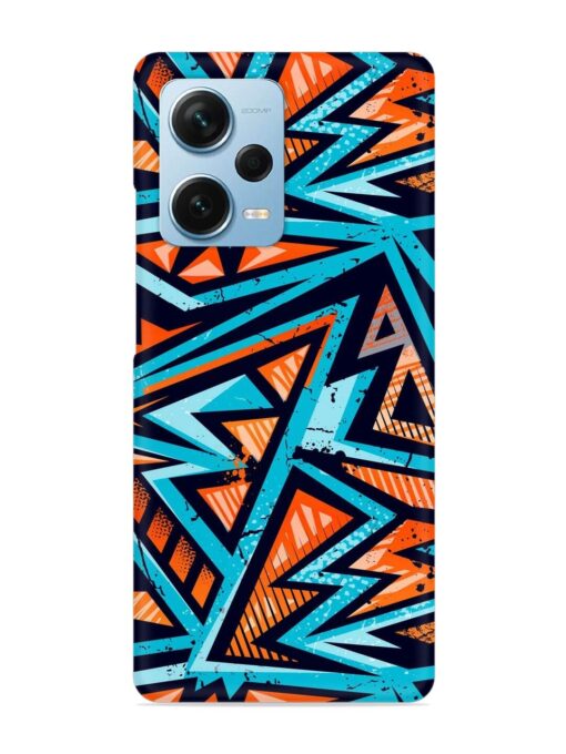 Abstract Seamless Grunge Snap Case for Xiaomi Redmi Note 12 Pro Plus (5G) Zapvi