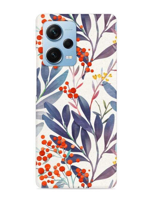 Seamless Floral Pattern Snap Case for Xiaomi Redmi Note 12 Pro Plus (5G) Zapvi