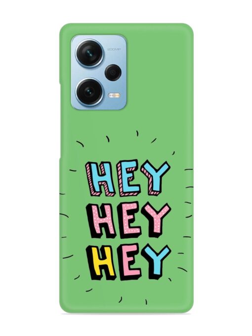 Hey Vector Cartoon Snap Case for Xiaomi Redmi Note 12 Pro Plus (5G) Zapvi