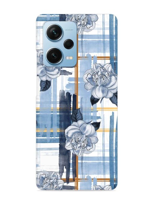 Watercolor Pattern Rose Snap Case for Xiaomi Redmi Note 12 Pro Plus (5G) Zapvi