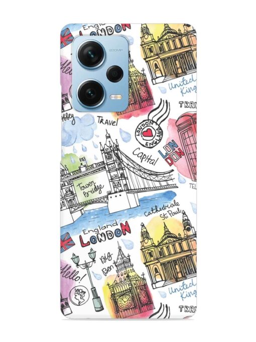 Vector London Landmark Snap Case for Xiaomi Redmi Note 12 Pro Plus (5G) Zapvi