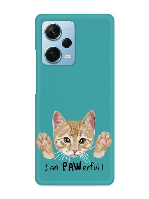 Typography Slogan Cat Snap Case for Xiaomi Redmi Note 12 Pro Plus (5G) Zapvi