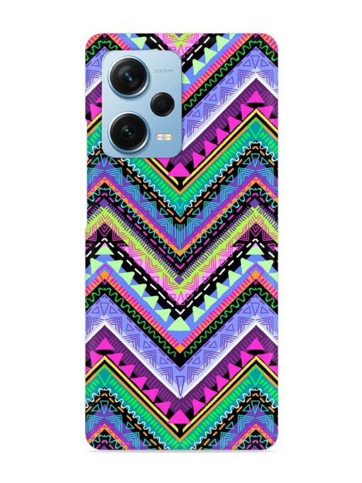 Tribal Aztec Print Snap Case for Xiaomi Redmi Note 12 Pro Plus (5G) Zapvi