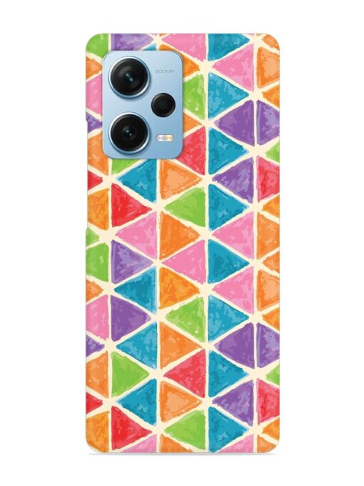 Seamless Colorful Isometric Snap Case for Xiaomi Redmi Note 12 Pro Plus (5G) Zapvi