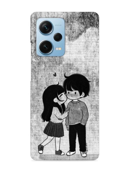 Couple Love Highlights Snap Case for Xiaomi Redmi Note 12 Pro Plus (5G) Zapvi