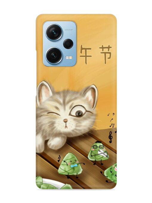 Cat Scorpion Dancing Snap Case for Xiaomi Redmi Note 12 Pro Plus (5G) Zapvi