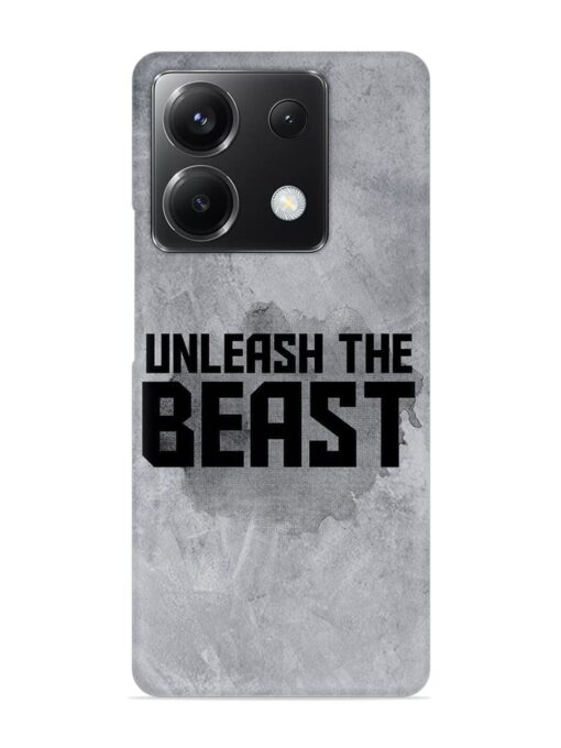 Unleash The Beast Snap Case for Xiaomi Redmi Note 13 (5G) Zapvi