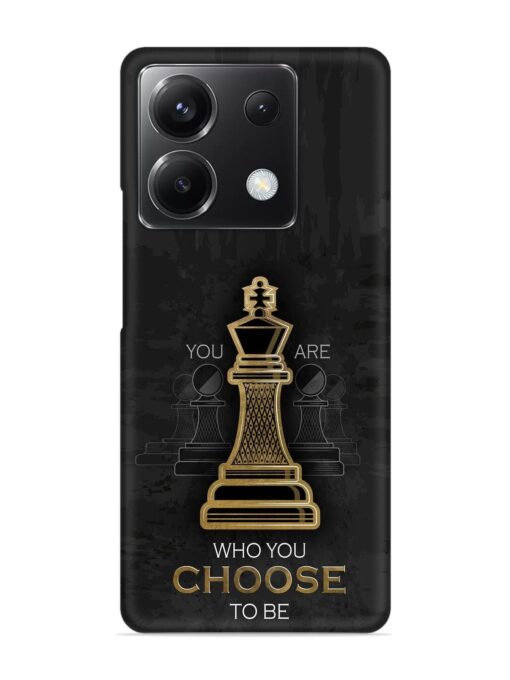 You Are Who Choose To Be Snap Case for Xiaomi Redmi Note 13 (5G) Zapvi