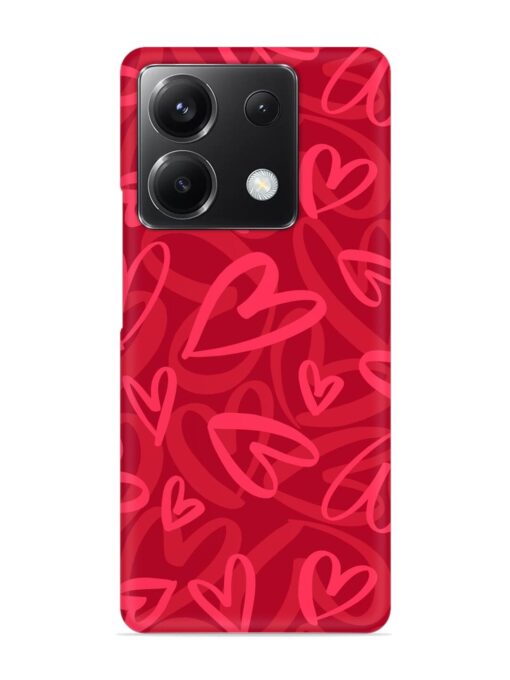 Seamless Romantic Pattern Snap Case for Xiaomi Redmi Note 13 (5G)