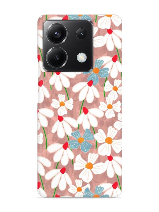 Abstract Petal Flowers Snap Case for Xiaomi Redmi Note 13 (5G) Zapvi