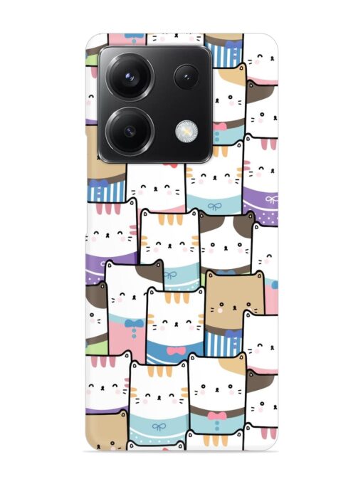 Cute Adorable Cat Snap Case for Xiaomi Redmi Note 13 (5G) Zapvi