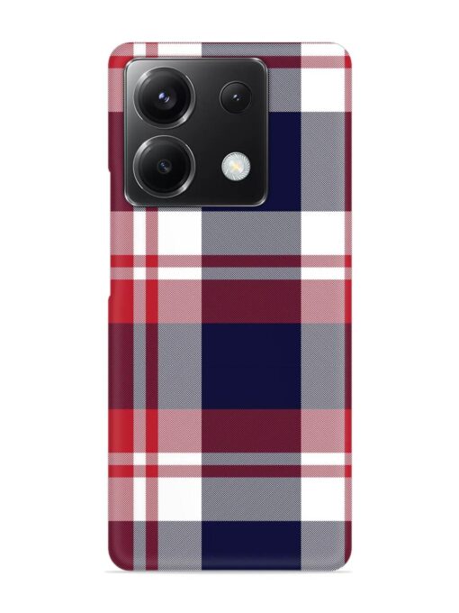 Classic Plaid Tartan Snap Case for Xiaomi Redmi Note 13 (5G)