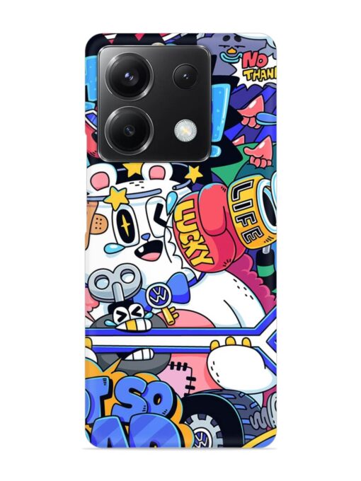 Universal Doodle Snap Case for Xiaomi Redmi Note 13 (5G) Zapvi