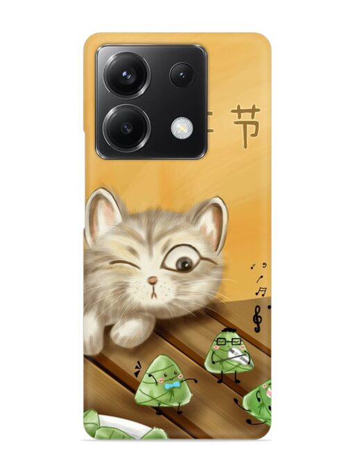 Cat Scorpion Dancing Snap Case for Xiaomi Redmi Note 13 (5G) Zapvi