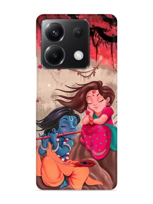 Radhe Krishna Water Art Snap Case for Xiaomi Redmi Note 13 Pro (5G) Zapvi