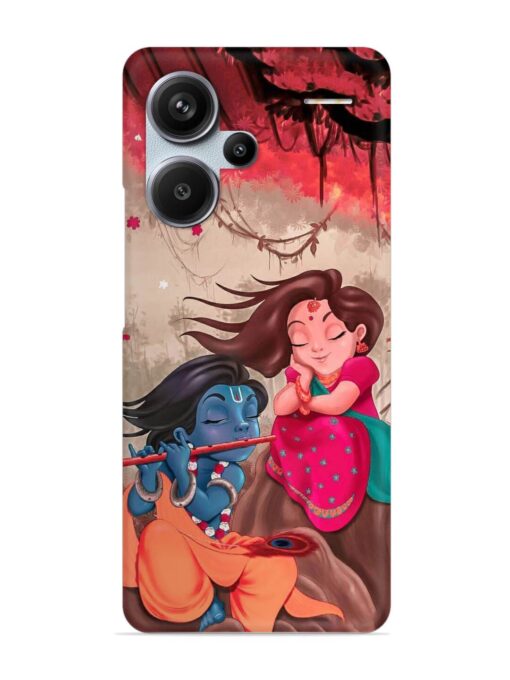 Radhe Krishna Water Art Snap Case for Xiaomi Redmi Note 13 Pro Plus (5G) Zapvi