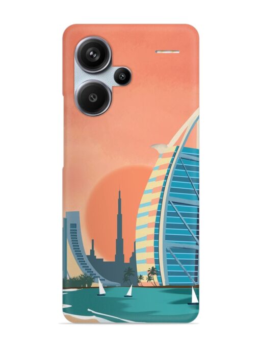 Dubai Architectural Scenery Snap Case for Xiaomi Redmi Note 13 Pro Plus (5G) Zapvi