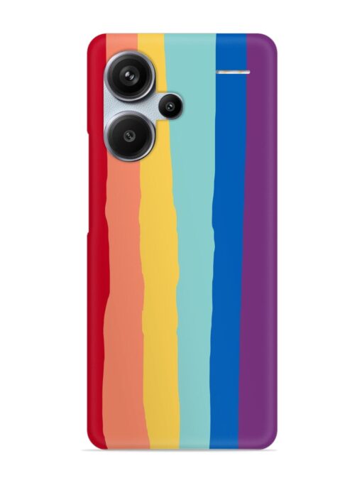 Rainbow Genuine Liquid Snap Case for Xiaomi Redmi Note 13 Pro Plus (5G) Zapvi