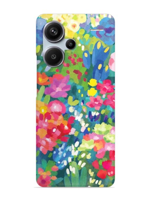 Watercolor Flower Art Snap Case for Xiaomi Redmi Note 13 Pro Plus (5G) Zapvi