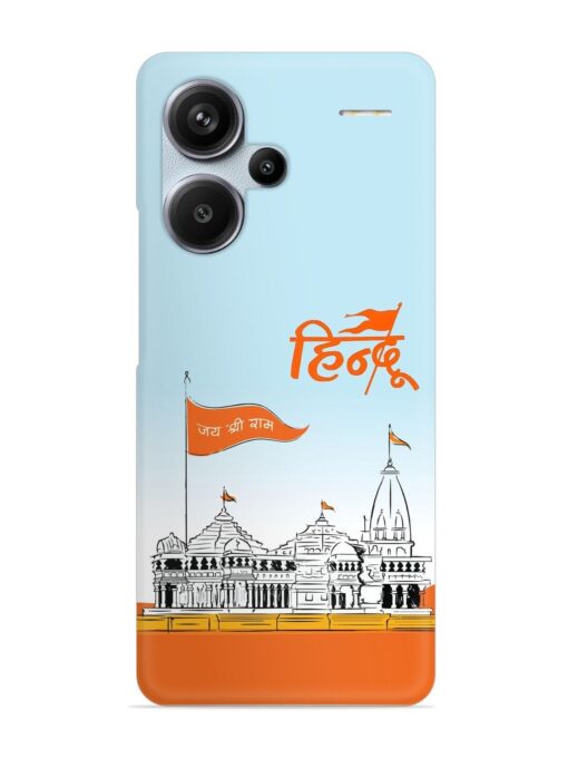 Ram Mandir Hindu Snap Case for Xiaomi Redmi Note 13 Pro Plus (5G) Zapvi