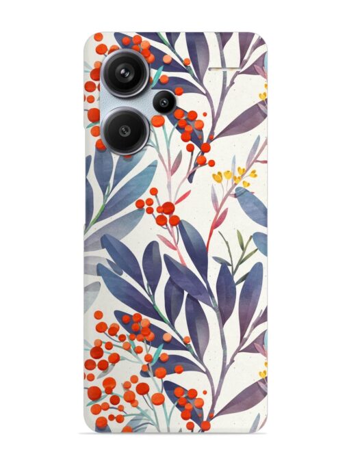 Seamless Floral Pattern Snap Case for Xiaomi Redmi Note 13 Pro Plus (5G) Zapvi