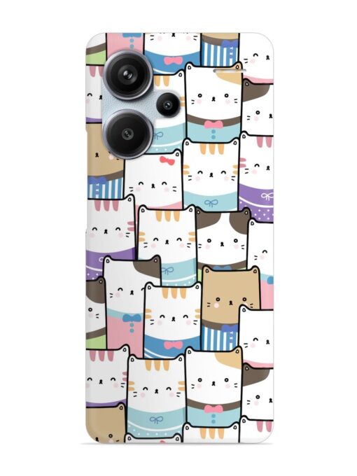 Cute Adorable Cat Snap Case for Xiaomi Redmi Note 13 Pro Plus (5G)