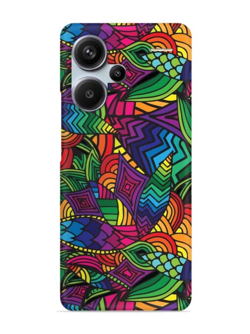 Abstract Multicolor Seamless Snap Case for Xiaomi Redmi Note 13 Pro Plus (5G)