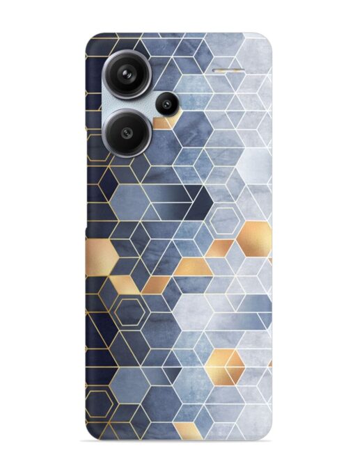 Geometric Abstraction Hexagons Snap Case for Xiaomi Redmi Note 13 Pro Plus (5G) Zapvi