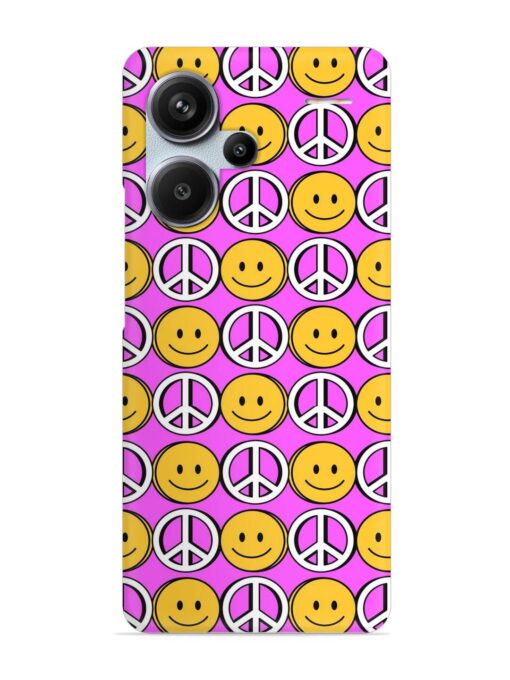 Smiley Face Peace Snap Case for Xiaomi Redmi Note 13 Pro Plus (5G) Zapvi