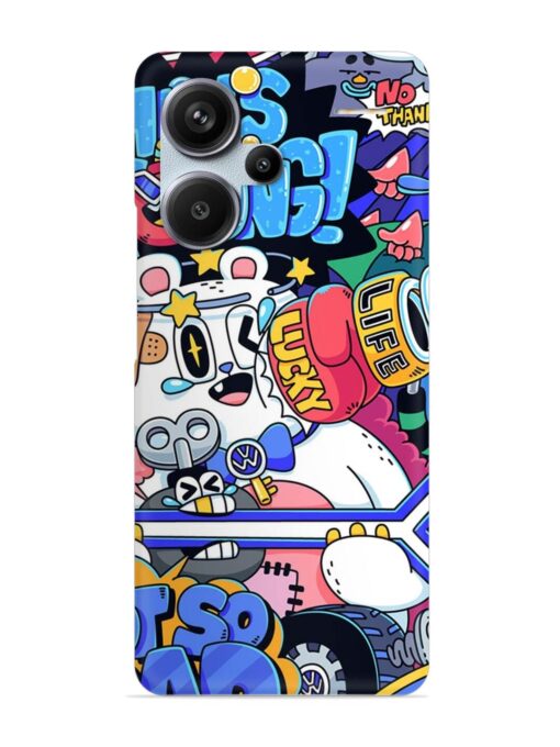 Universal Doodle Snap Case for Xiaomi Redmi Note 13 Pro Plus (5G) Zapvi