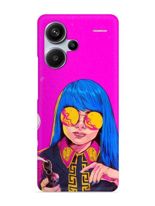 Aesthetic Anime Girl Snap Case for Xiaomi Redmi Note 13 Pro Plus (5G) Zapvi