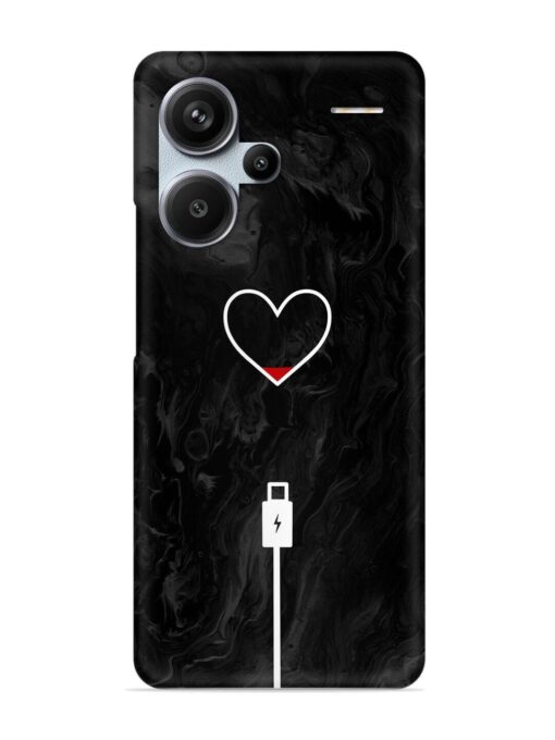 Heart Charging Vector Snap Case for Xiaomi Redmi Note 13 Pro Plus (5G) Zapvi