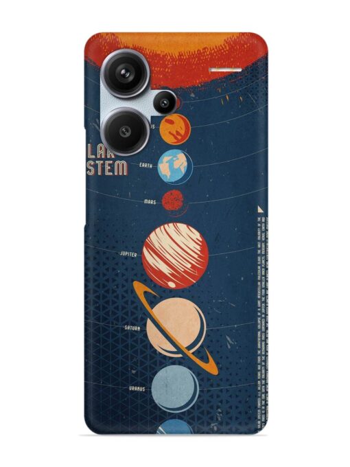 Solar System Vector Snap Case for Xiaomi Redmi Note 13 Pro Plus (5G)