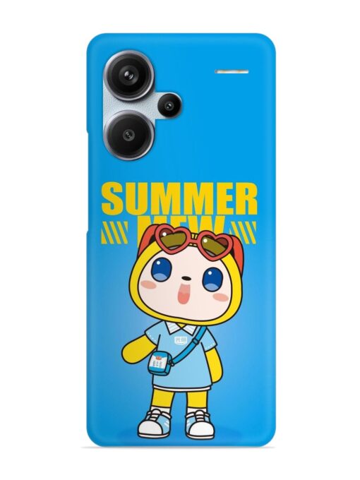 Summer Mew Cartoon Snap Case for Xiaomi Redmi Note 13 Pro Plus (5G) Zapvi