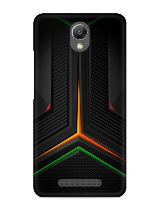 Orange Triangle Light Snap Case for Xiaomi Redmi Note 2 Zapvi