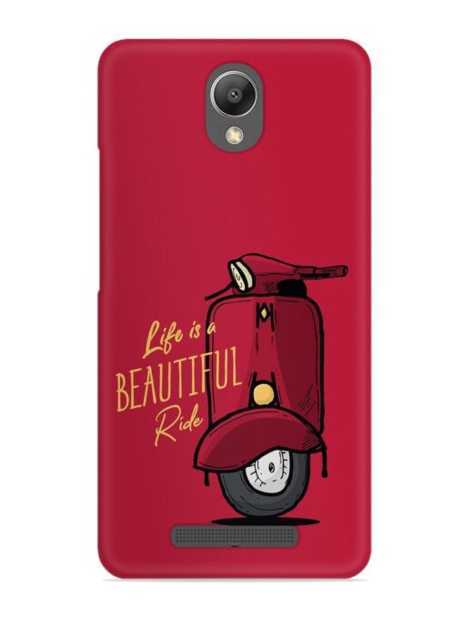 Life Is Beautiful Rides Snap Case for Xiaomi Redmi Note 2 Zapvi