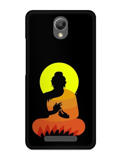 Buddha Art Black Snap Case for Xiaomi Redmi Note 2 Zapvi