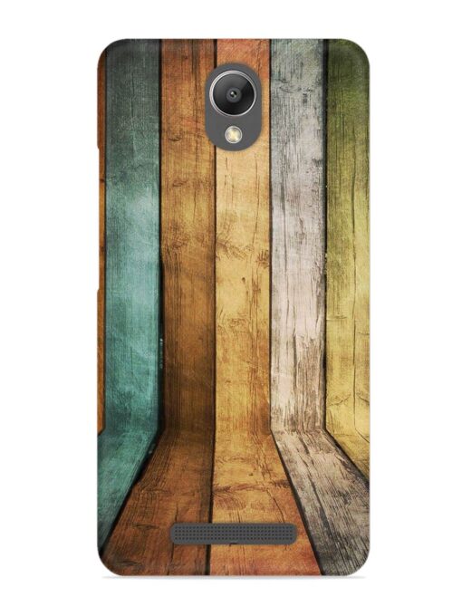 Wooden Realistic Art Snap Case for Xiaomi Redmi Note 2 Zapvi