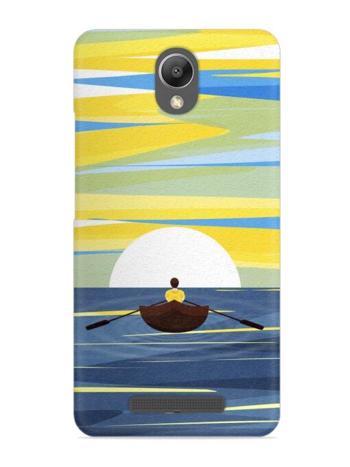 Rowing Person Ferry Paddle Snap Case for Xiaomi Redmi Note 2 Zapvi