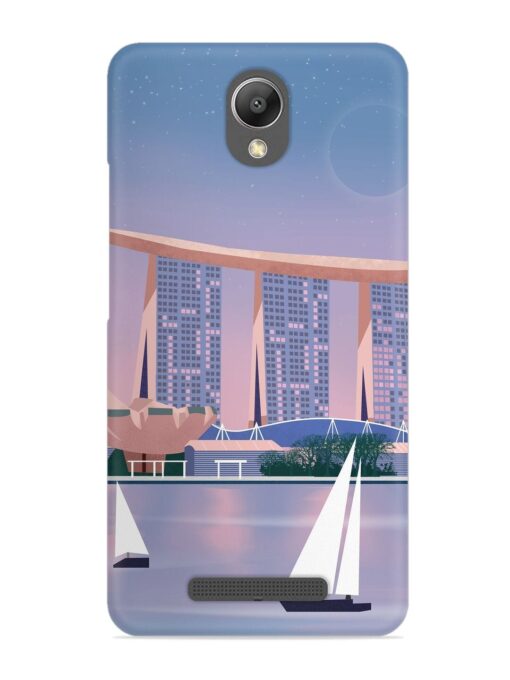 Singapore Scenery Architecture Snap Case for Xiaomi Redmi Note 2 Zapvi