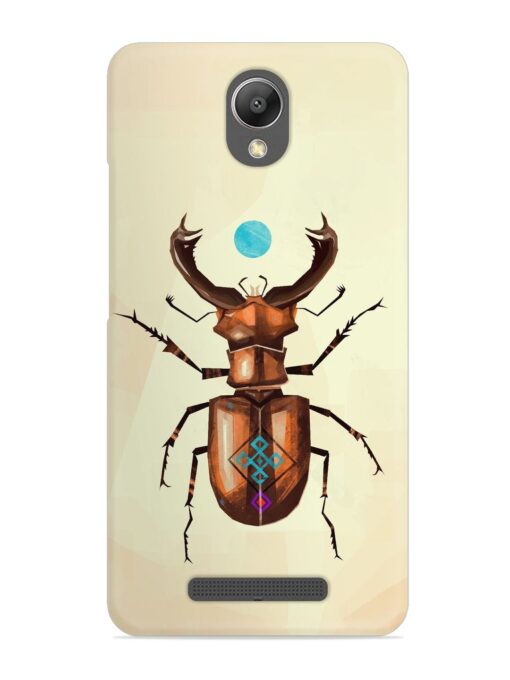 Stag Beetle Vector Snap Case for Xiaomi Redmi Note 2