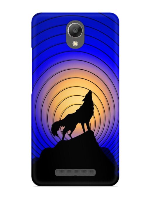 Fox Roaring Design Snap Case for Xiaomi Redmi Note 2