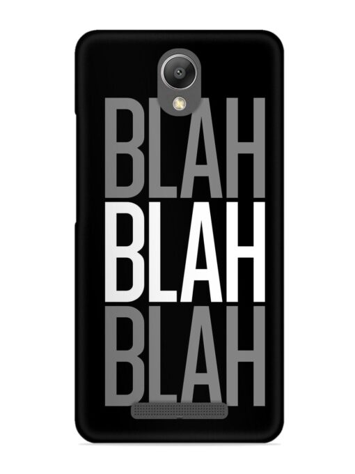 Blah Blah Blah Wallpaper Snap Case for Xiaomi Redmi Note 2