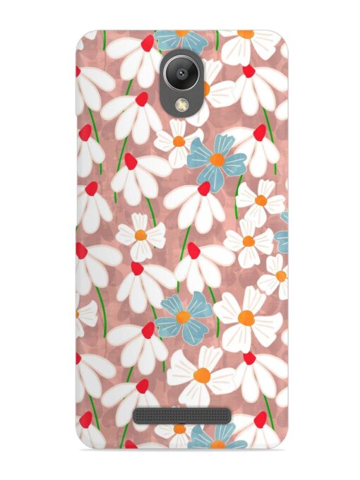 Abstract Petal Flowers Snap Case for Xiaomi Redmi Note 2 Zapvi