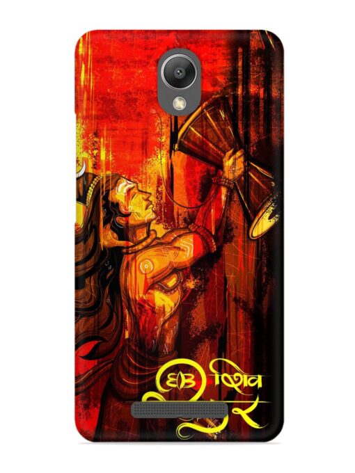 Illustration Lord Shiva Snap Case for Xiaomi Redmi Note 2