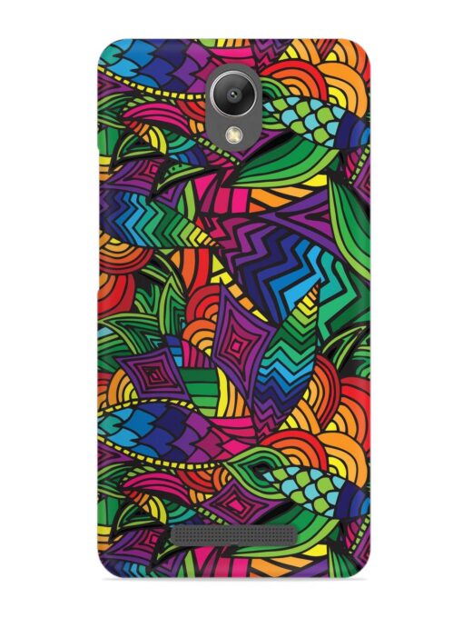 Abstract Multicolor Seamless Snap Case for Xiaomi Redmi Note 2 Zapvi